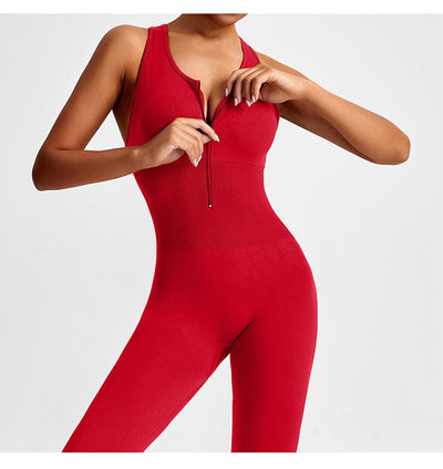 One-piece Yoga Pants Running Fitness Jumpsuit