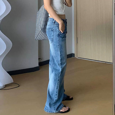 American Retro Flared Jeans For Women In Spring And Autumn