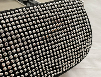 Rhinestone Shoulder Bag With Small Purse Fashion Party Underarm Crossbody Bag For Women Luxury Designer Bags