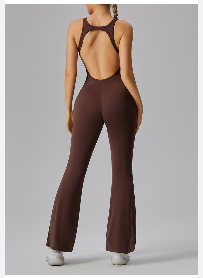 European And American Backless Sleeveless Jumpsuit Women