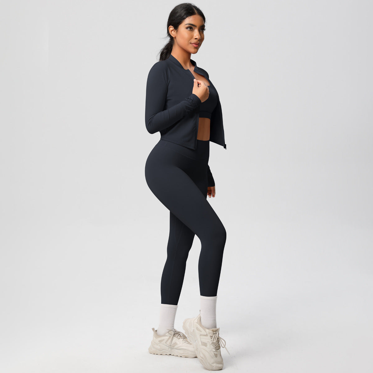 Outdoor Sports Tight-fitting Yoga Outfit Set