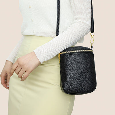 High-quality Leather Mobile Phone Bag Korean Style Shell Bags For Women Fashion Small Shoulder Crossbody Bag
