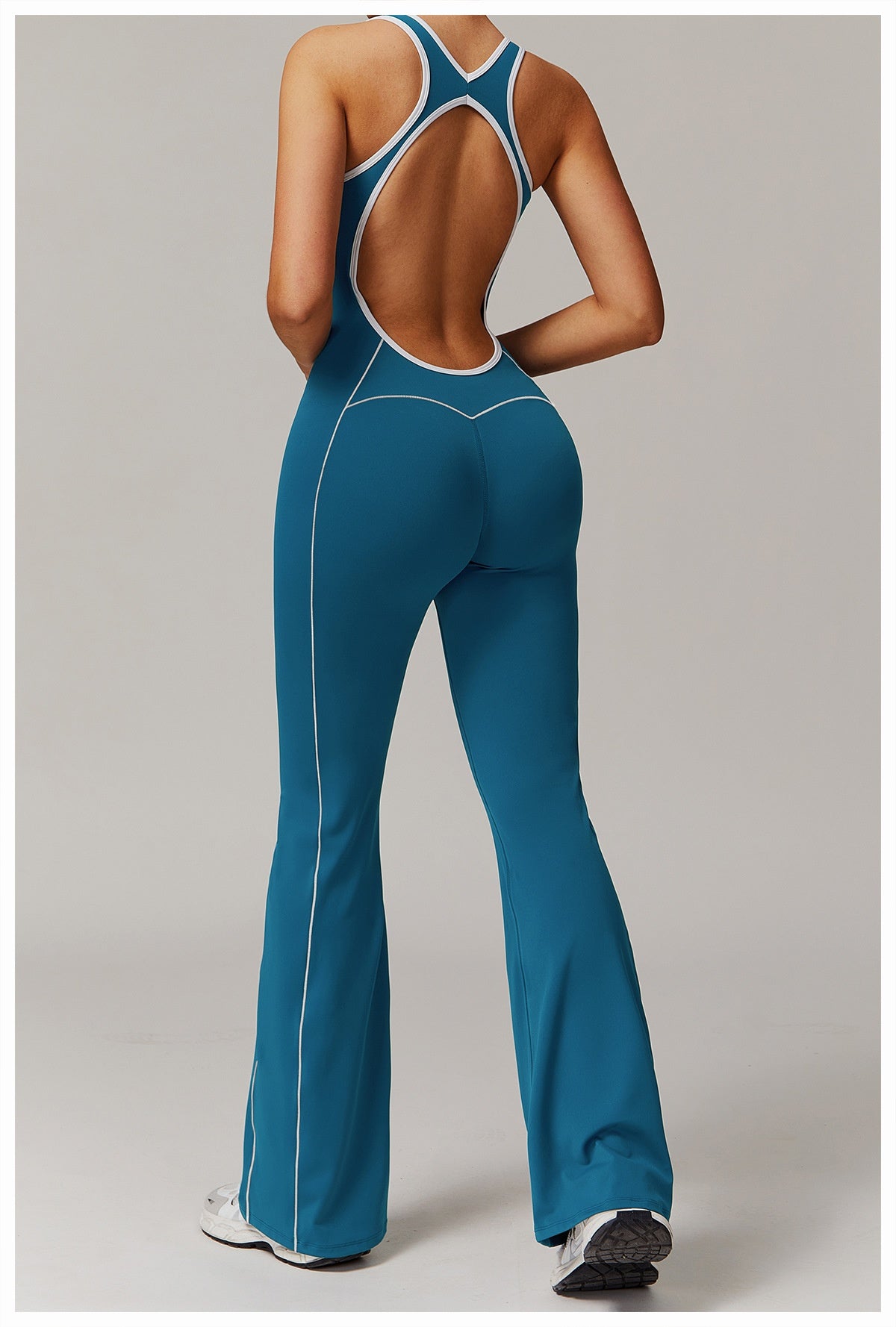European And American Hollow Beauty Back Yoga Clothes Dance Sports Jumpsuit