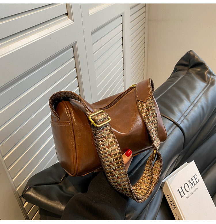High-end Textured Fashionable Shoulder And Crossbody Bag
