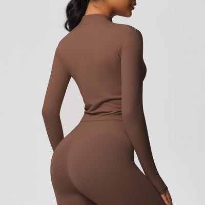 Women's Sports Tight Long Sleeve Yoga Wear Top