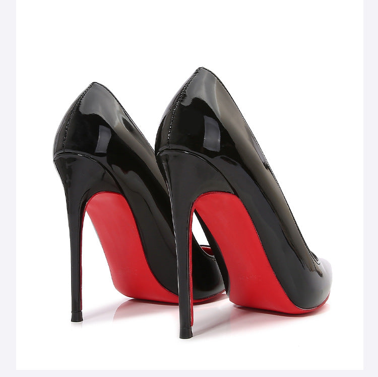 Large Size Pointed Toe 12cm Stiletto Heel High Heels