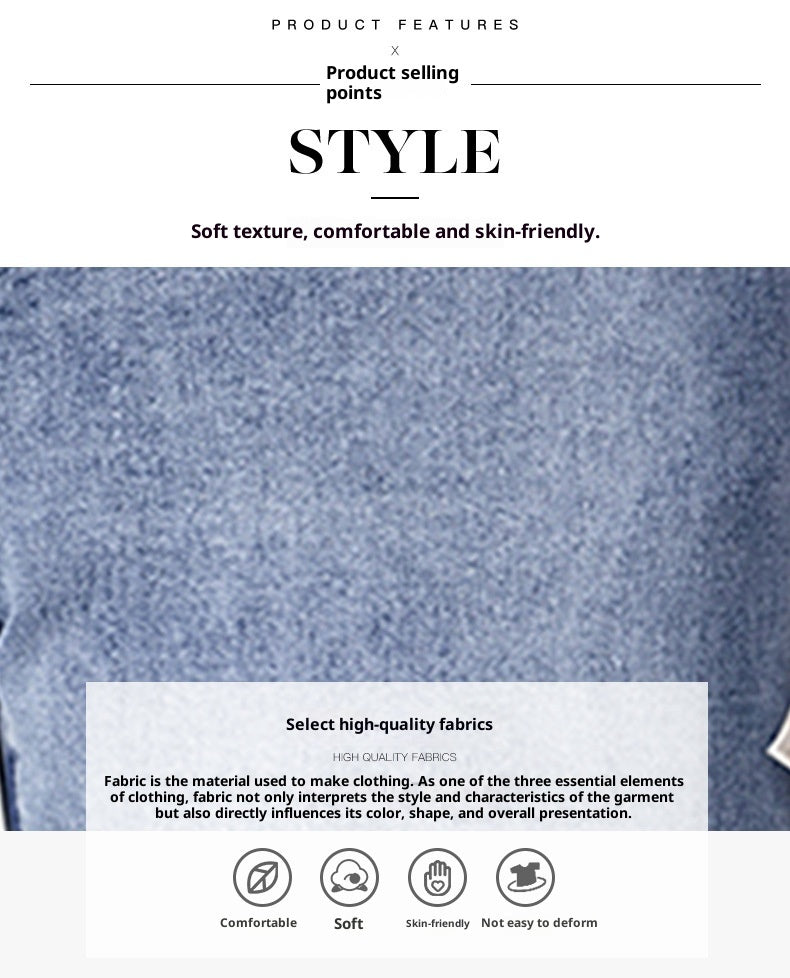 Women's High Waist Casual Loose Solid Color Jeans